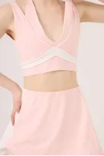 V-Neck Stella Bustier Pink