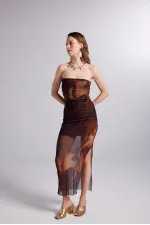 Mocha Dress Brown