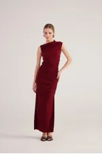 Robe Lily bordeaux