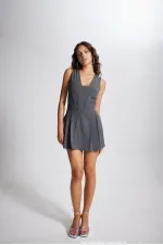 Norma Dress Gray