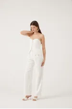 Harvey Pantolon Beyaz