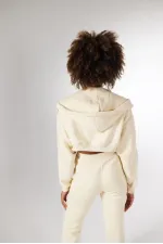 Mixed Sweatshirt Beige