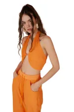 Rise Accessory Blouse Orange