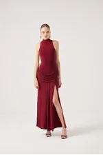 Valentina Dress Burgundy