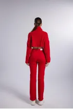 Alert Jean Pantolon Kırmızı