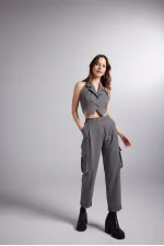 Pantalon Kira gris