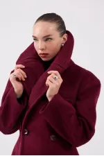 Belden Oturmalı Kaşe Desiree Kaban Bordo