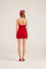 Perla Dress Red