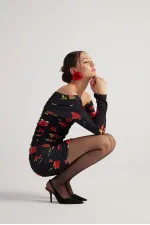 Robe Rosalinda noire