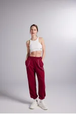 Pantalon de survêtement Rhode bordeaux