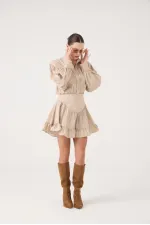 Ashley Dress Beige