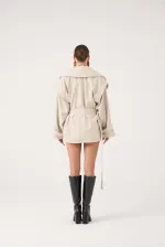 Manteau Sara Trench Coat Beige