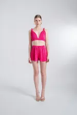 Bustier rose confortable