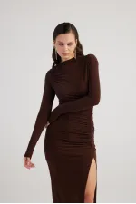 Yasmin Dress Brown