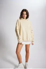Eye Sweatshirt Beige