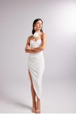 Poena Skirt White