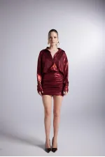 Robe Regina bordeaux