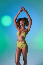 Delphi Yüksek Bel Bikini Altı Yeşil