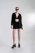 Comfy Oversize Gömlek Siyah