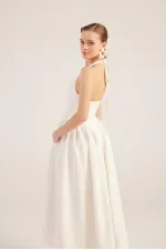 Ophelia Elbise Beyaz