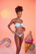 Haut de bikini Mia bleu