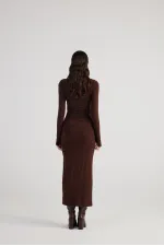 Yasmin Dress Brown