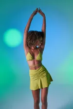 Haut de bikini vert Delphi
