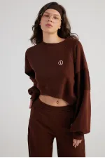 Sweat-shirt marron Cali