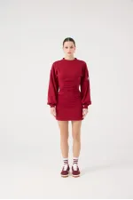 Nancy Dress Burgundy