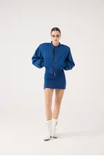 Parker Bomber Jacket Blue