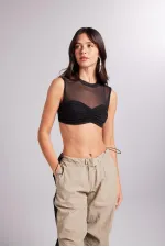 Buterfly Blouse Black