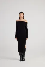 Tilda Knit Dress Black