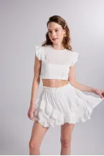 Chemisier blanc Pixie