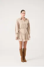 Ashley Dress Beige