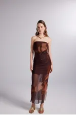 Mocha Dress Brown