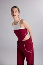 Bustier Rhode Rouge Bordeaux