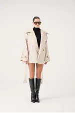 Manteau Sara Trench Coat Beige