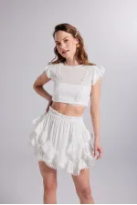 Chemisier blanc Pixie