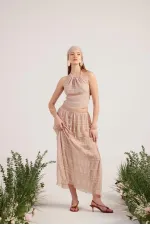 Costume bohème beige