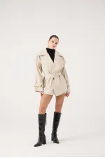 Manteau Sara Trench Coat Beige