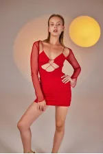 Lunar Dress Red