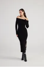 Tilda Knit Dress Black