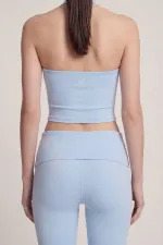 Ellen Halter Neck Bustier Blue