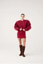 Blouson aviateur Parker bordeaux