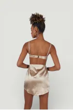 Bustier fantaisie beige