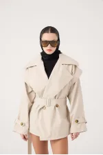 Manteau Sara Trench Coat Beige