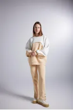 Nola Eşofman Altı Bej