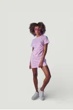 Wex Tshirt Elbise Pembe