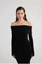 Tilda Knit Dress Black