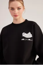 Ghosting Sweatshirt Black